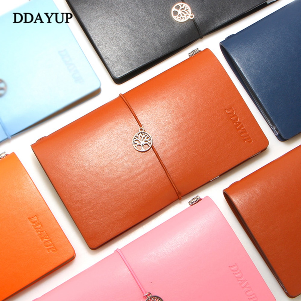 2017 Vintage Faux Leather Creative simple Notebook D..